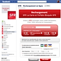 SFR propose un service de rechargement sur Facebook