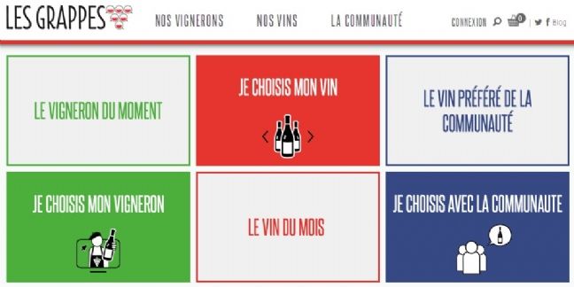 Les grappes.com combine site marchand et réseau social