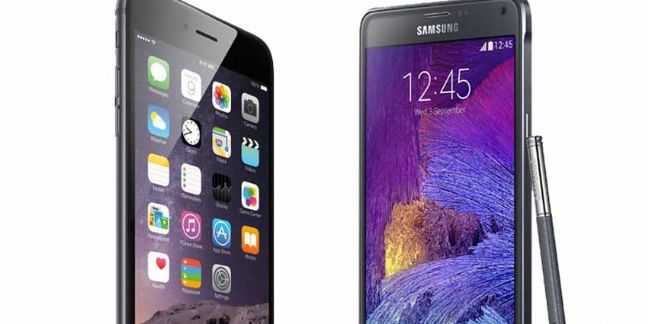 iPhone 6 et Plus d'Apple vs Galaxy Alpha et Note 4 de Samsung : le match !