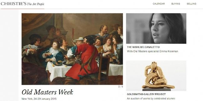 Christie's : les ventes en ligne en hausse de 54%