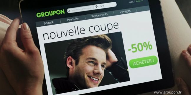 Groupon part en campagne pour la première fois