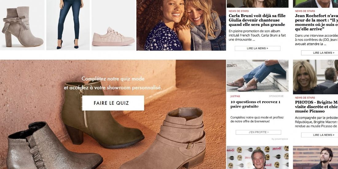JustFab : une stratégie native advertising super ROIste
