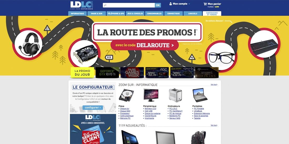 LDLC réalise un CA consolidé de 215,5 M€ au 1er semestre 2017/2018