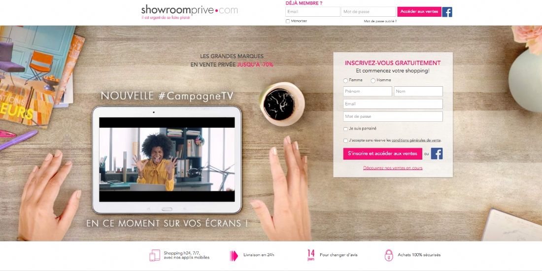 Showroomprivé signe une belle année 2016 et se positionne sur les digital women