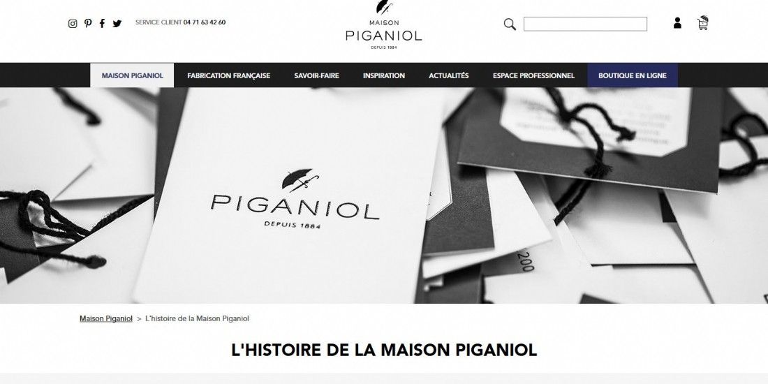 Les parapluies Piganiol se déploient en ligne sous la bannière Made in France