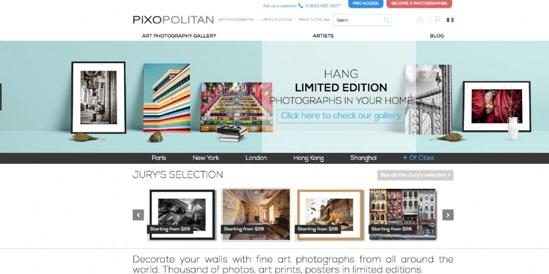 Pixopolitan exporte ses photographies d'art à New York