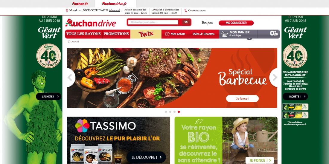 Auchandrive repense son site web
