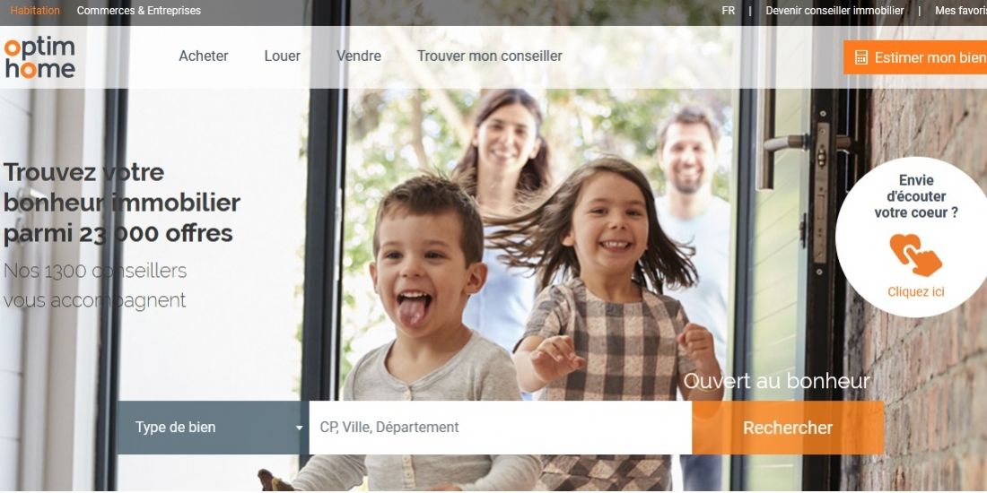 Optimhome, l'atout coeur de l'immobilier