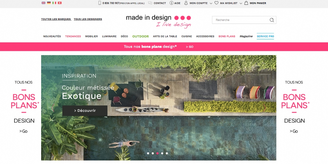 Le Printemps met la main sur Made In Design