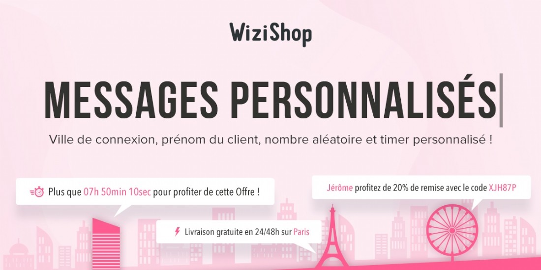 WiziShop lance des variables de personnalisation