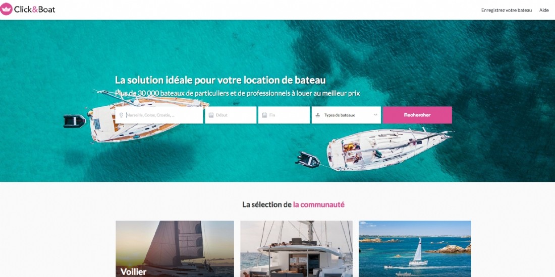Click&Boat réalise 50 millions d'euros de volume d'affaires en 2019