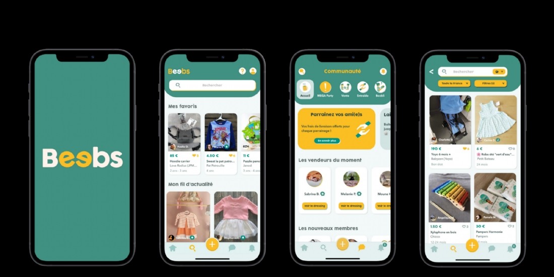 La start-up Beebs, application d'achat et revente dédiée à l'univers de l'enfance, lève 3 millions d'euros